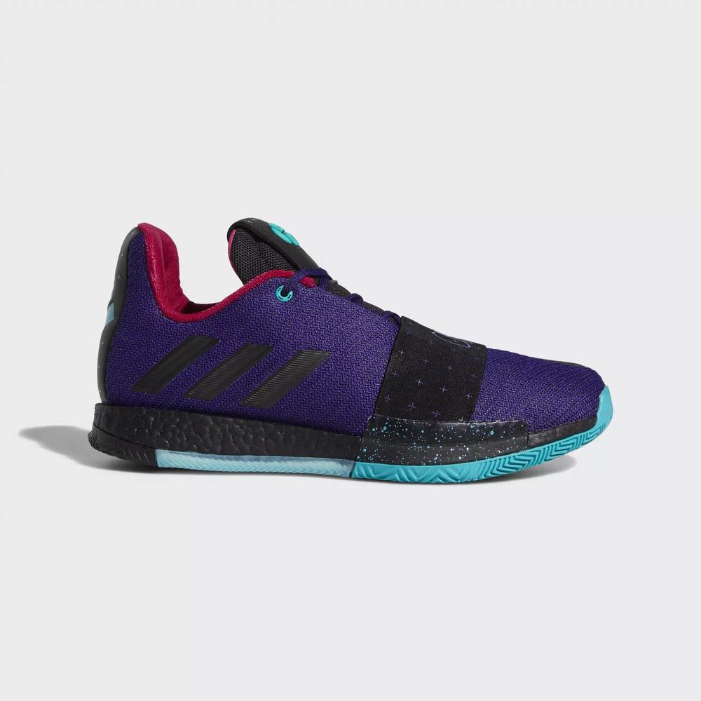 Adidas Harden Vol. 3 Tenis De Basketball Morados Para Mujer (MX-69864)